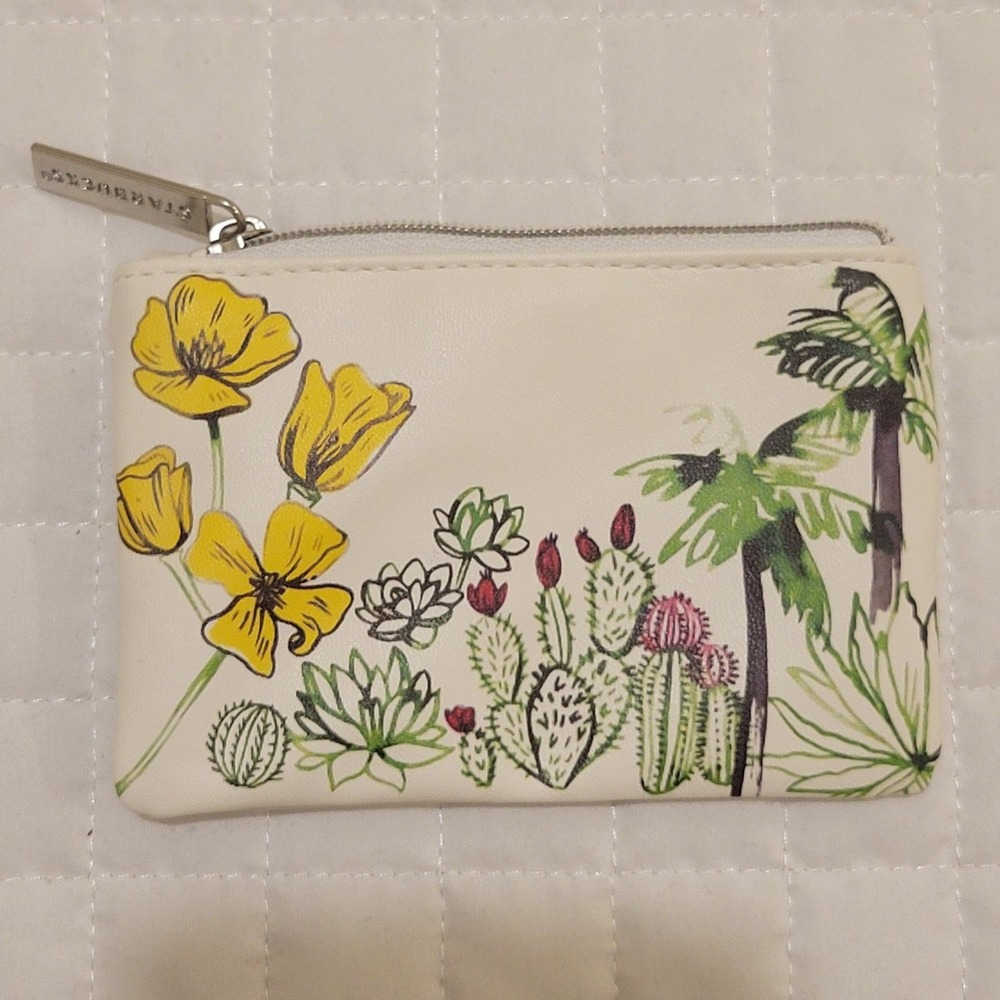 Starbucks California Local Collection Bear Poppy Coin Pouch Credit Card Holder View 2